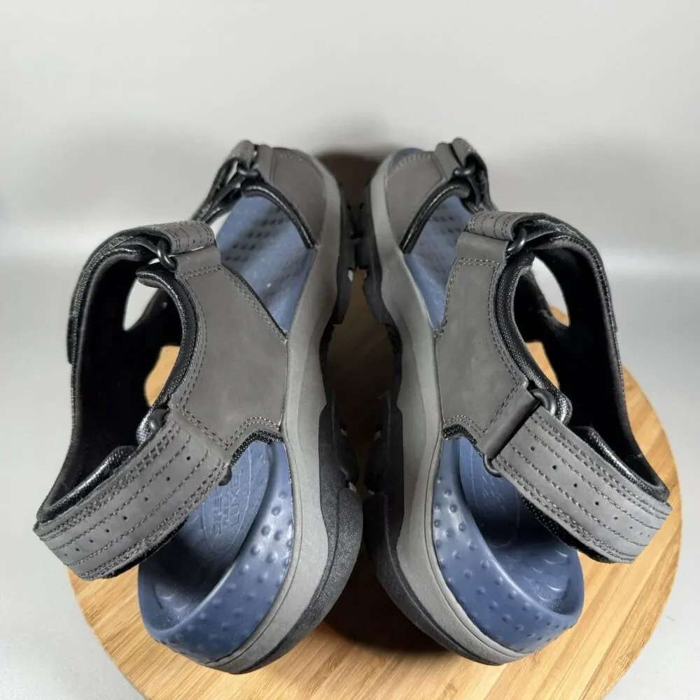 S‎ Skechers Men's Relaxed Fit Tresmen Garo Sandals Grey Navy Size 12